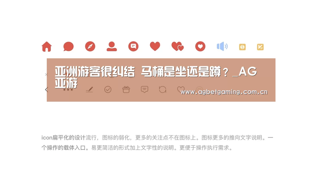 亚洲游客很纠结 马桶是坐还是蹲?_AG亚游(图1) AG真人
